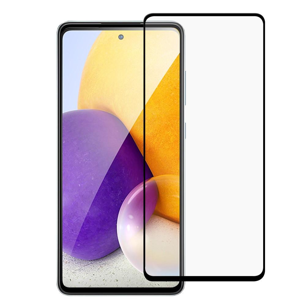 2-PACK SKALO Samsung A53 5G Heltäckande Skärmskydd Härdat Glas - Svart