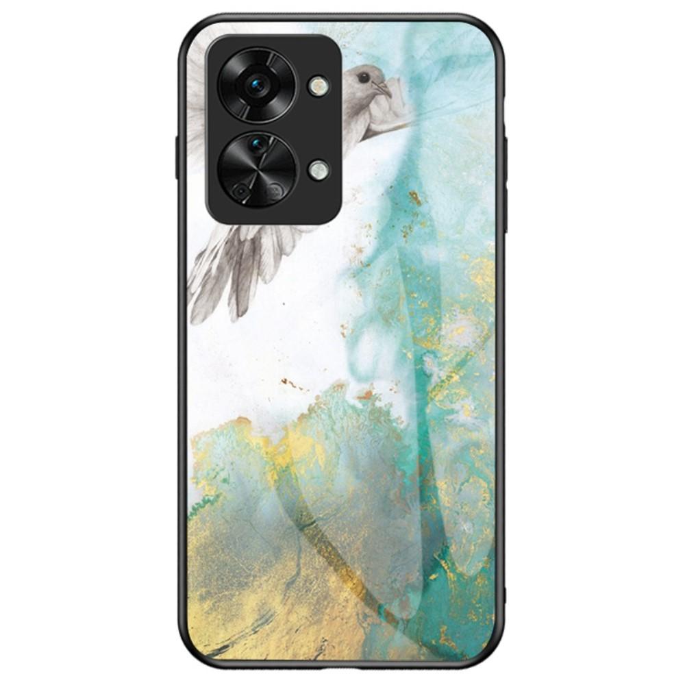 SKALO OnePlus Nord Marmor Härdat Glas TPU-skal - Motiv 1