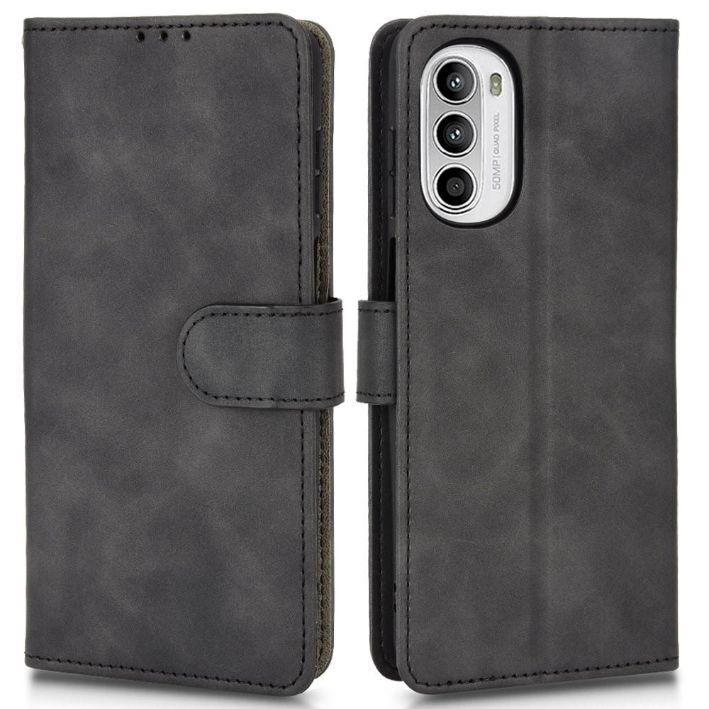 SKALO Motorola Moto G52 Matt PU-Läder Plånboksfodral
