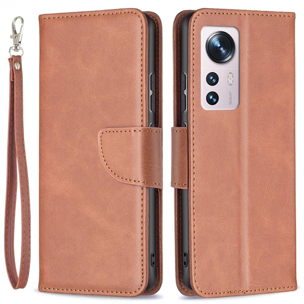SKALO Xiaomi 12 Plånboksfodral i PU-Läder