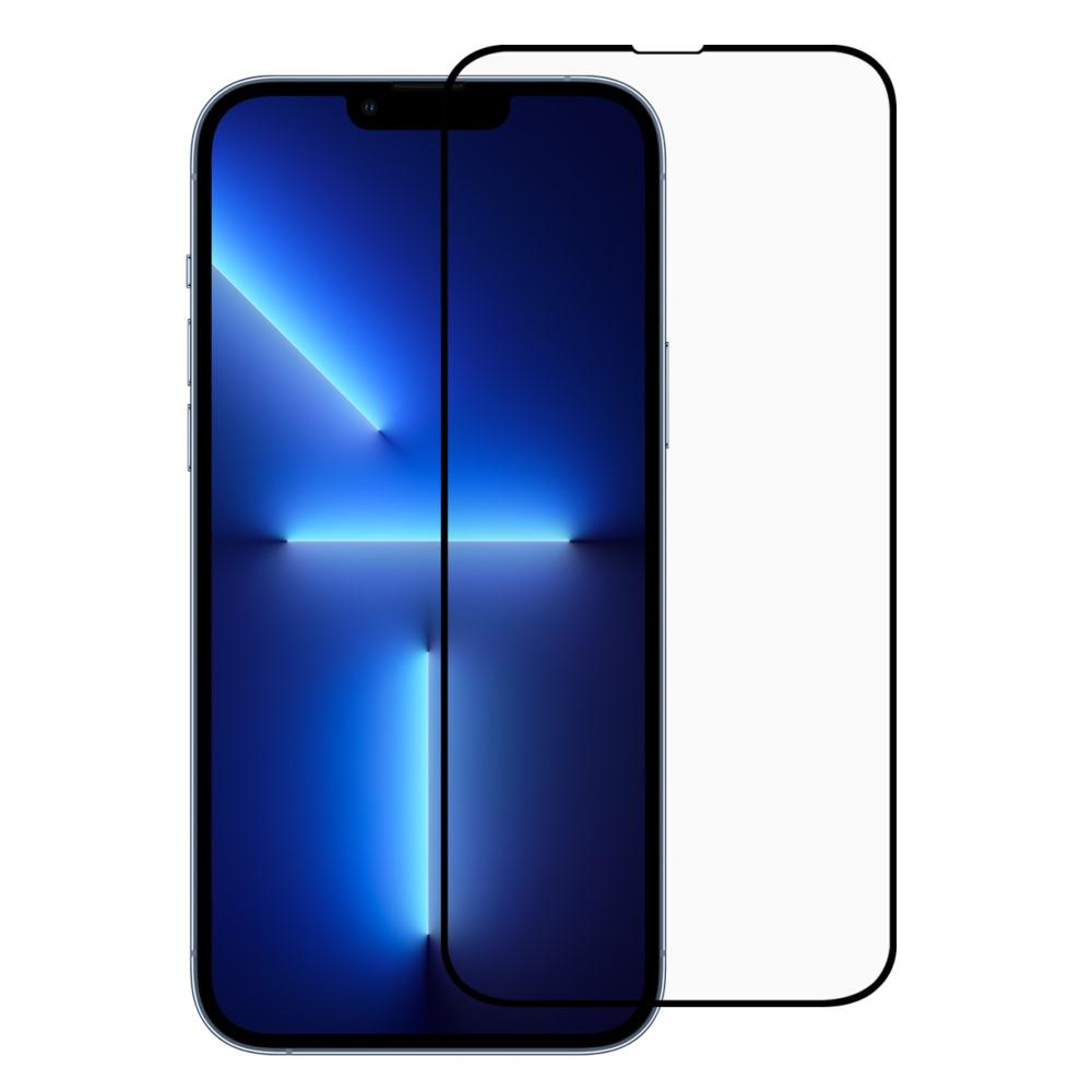 2-PACK SKALO iPhone 14 Heltäckande Skärmskydd Härdat Glas