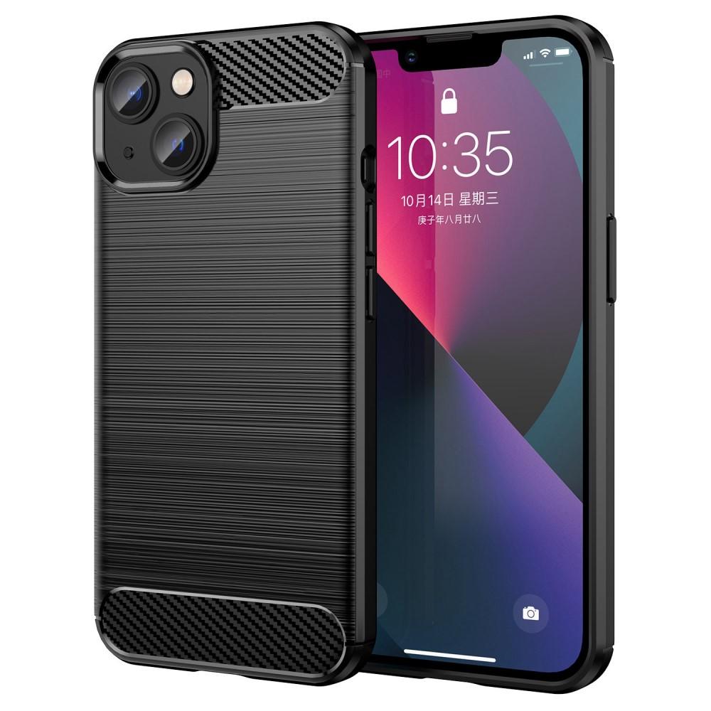 SKALO iPhone 14 Armor Carbon Stöttåligt TPU-skal