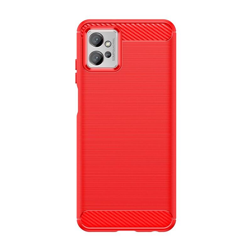 SKALO Motorola Moto G32 Armor Carbon Stöttåligt TPU-skal