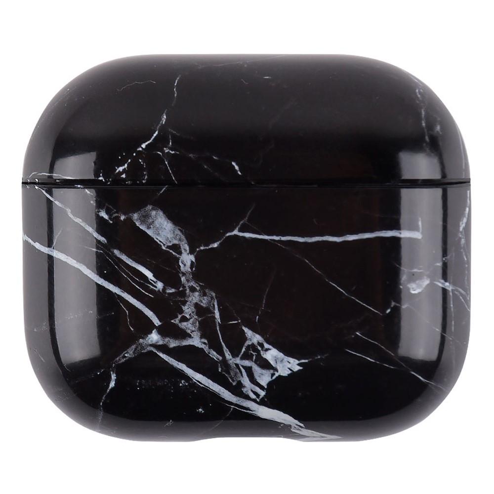 SKALO AirPods 3 Marmor Fodral med Karbinhake - Motiv 1