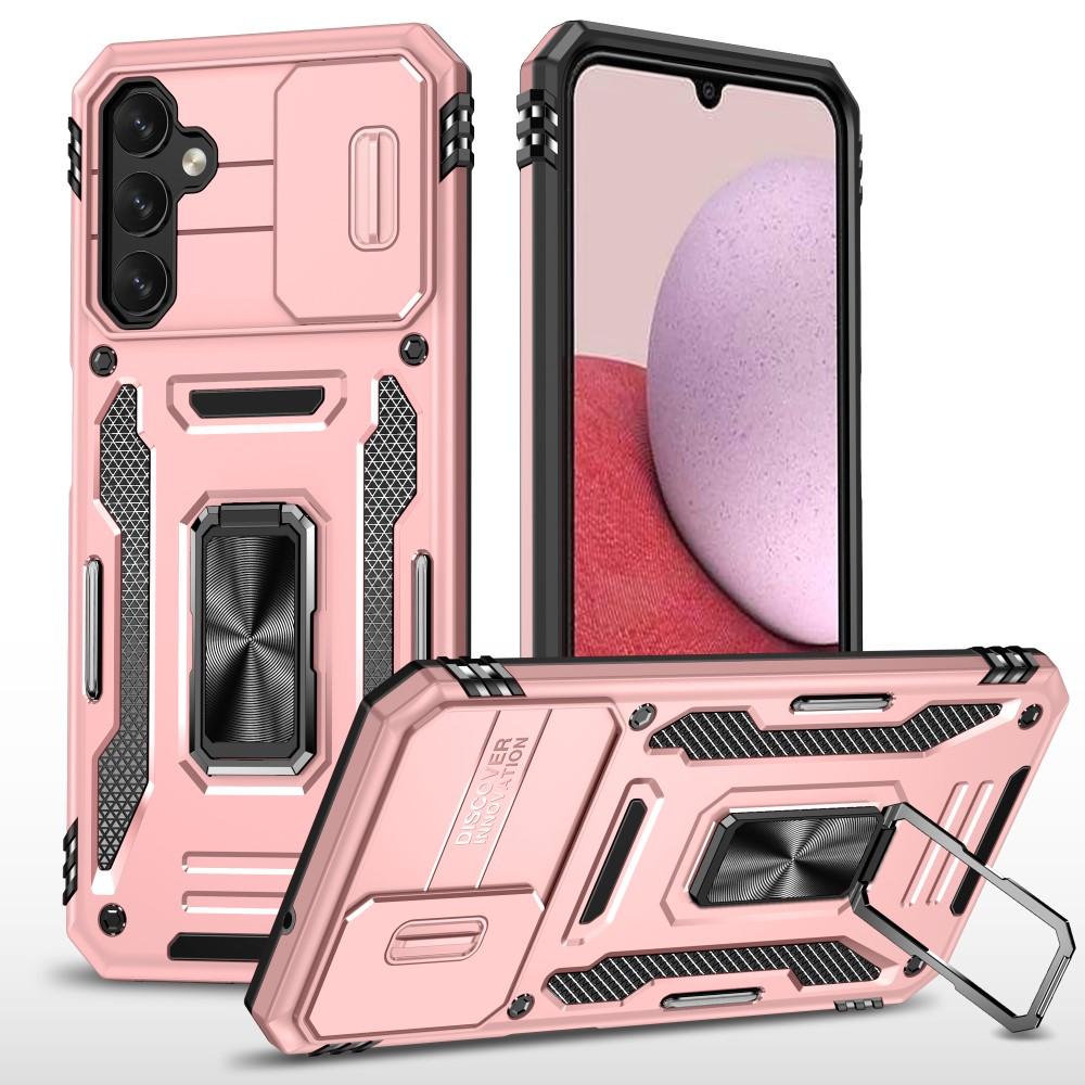 SKALO Samsung A14 / Armor Hybrid Metallring Kameraslider