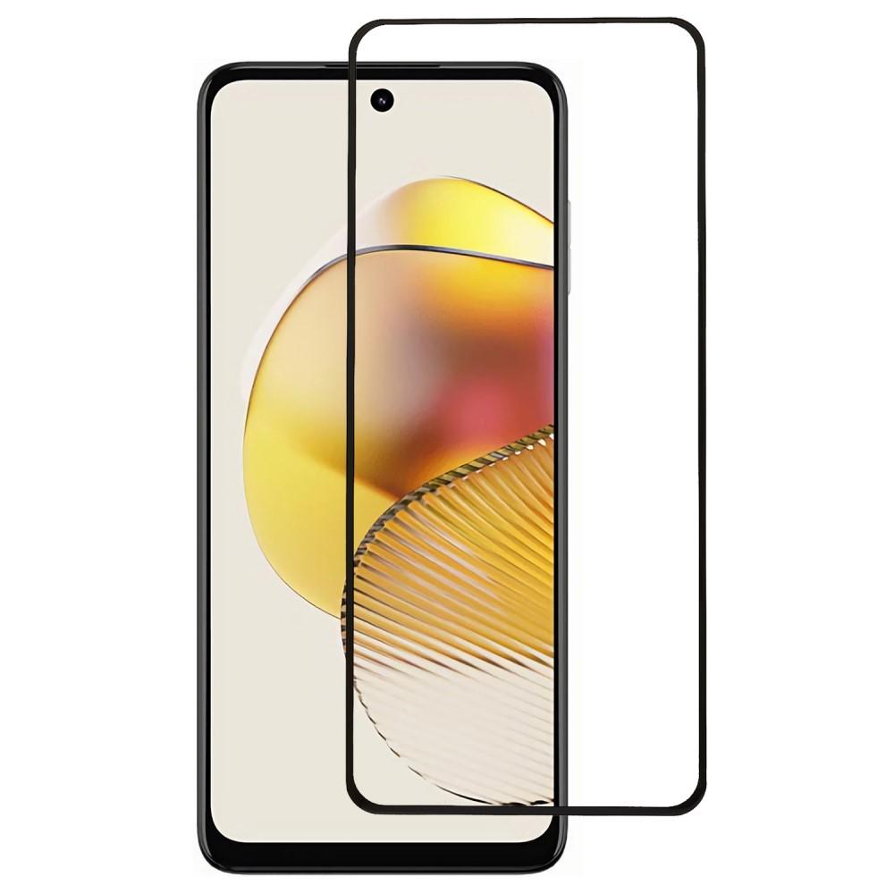 2-PACK SKALO Motorola Moto G73 Heltäckande Skärmskydd Härdat Glas