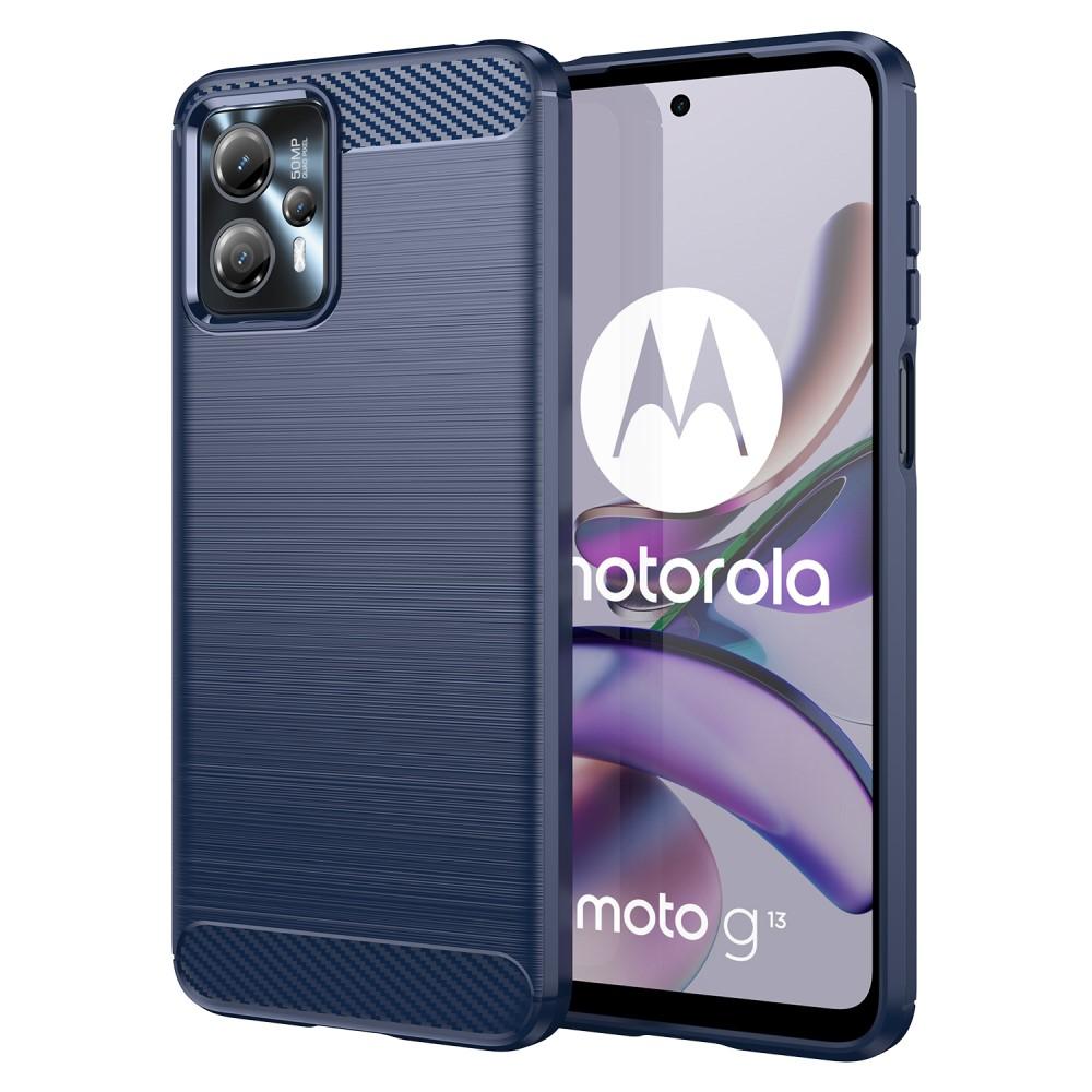SKALO Motorola Moto G23 Armor Carbon Stöttåligt TPU-skal