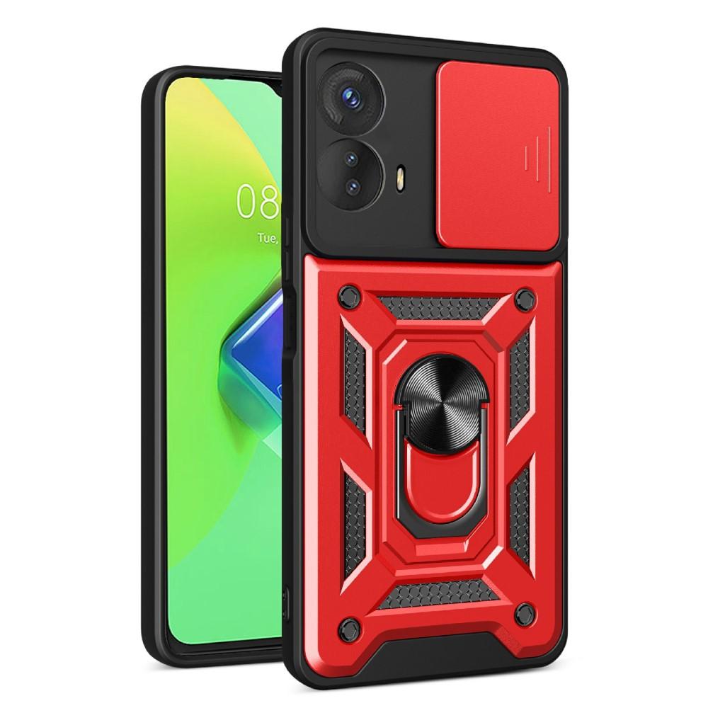 SKALO Motorola Moto G53 Armor Hybrid Metallring Kameraslider