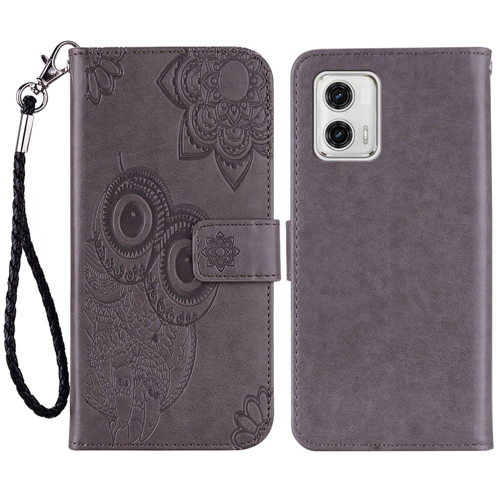 SKALO Motorola Moto G23 Mandala Owl Plånboksfodral