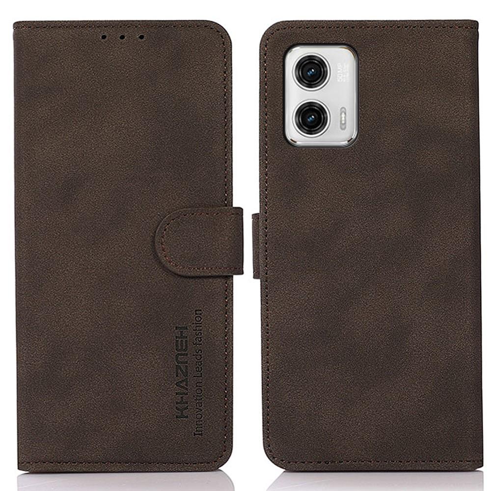 SKALO Motorola Moto G73 KHAZNEH Plånboksfodral i PU-Läder