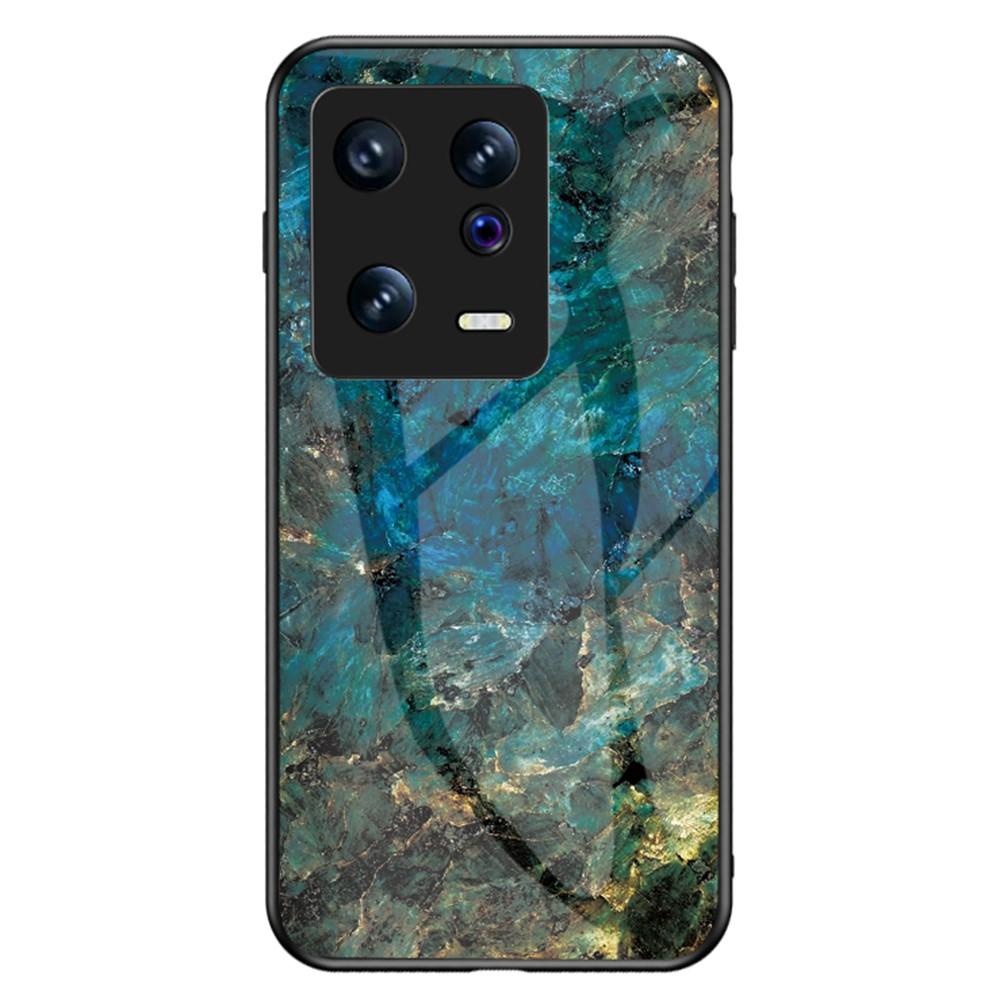 SKALO Xiaomi 13 Marmor Härdat Glas TPU-skal - Motiv 1