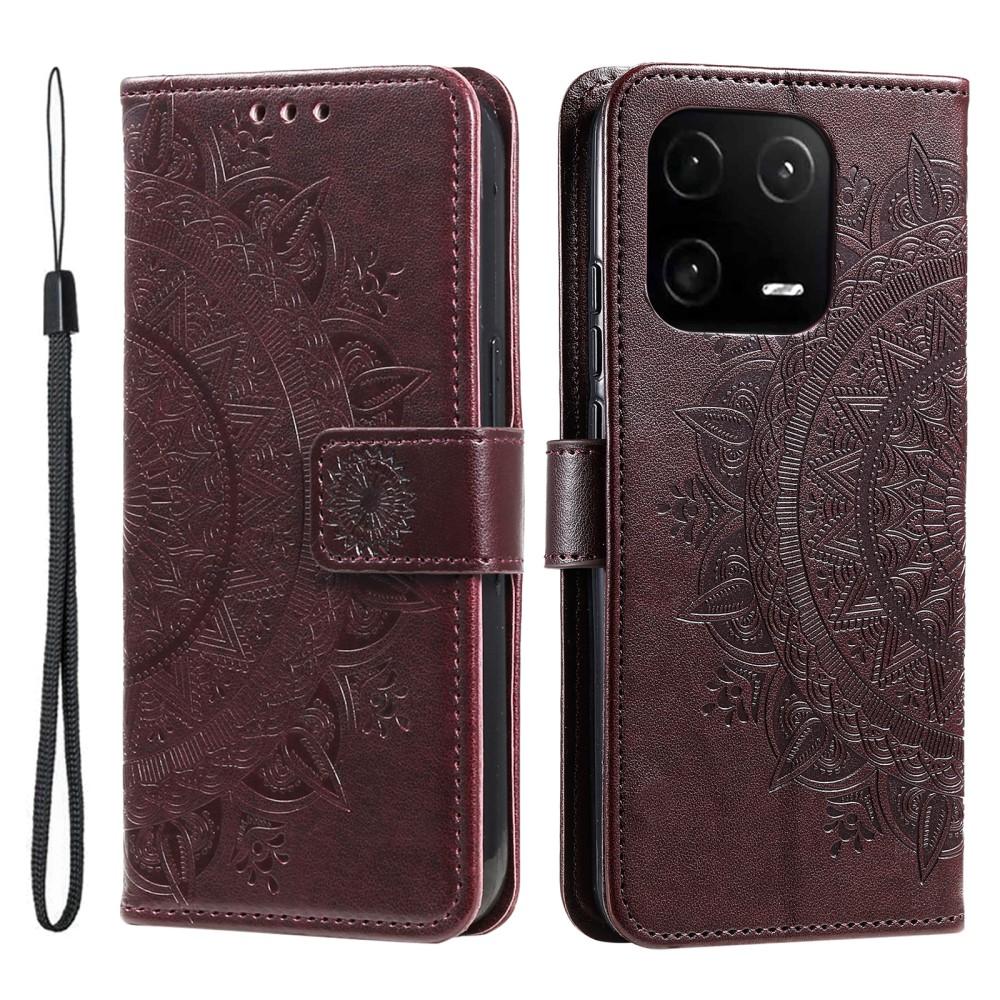 SKALO Xiaomi 13 Mandala Plånboksfodral