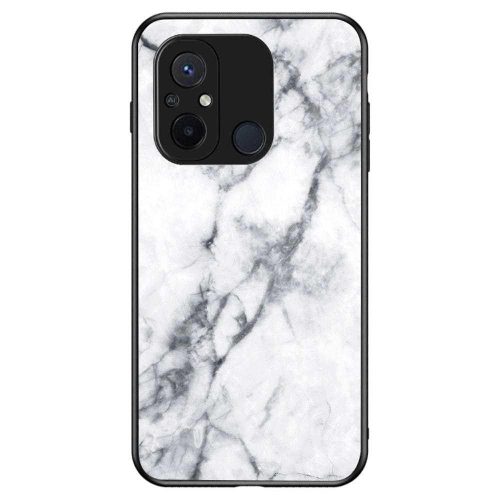 SKALO Xiaomi Redmi 12C Marmor Härdat Glas TPU-skal - Motiv 3