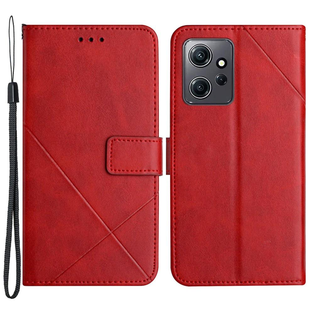 SKALO Xiaomi Redmi Note 12 Embossed Plånboksfodral i PU-Läder