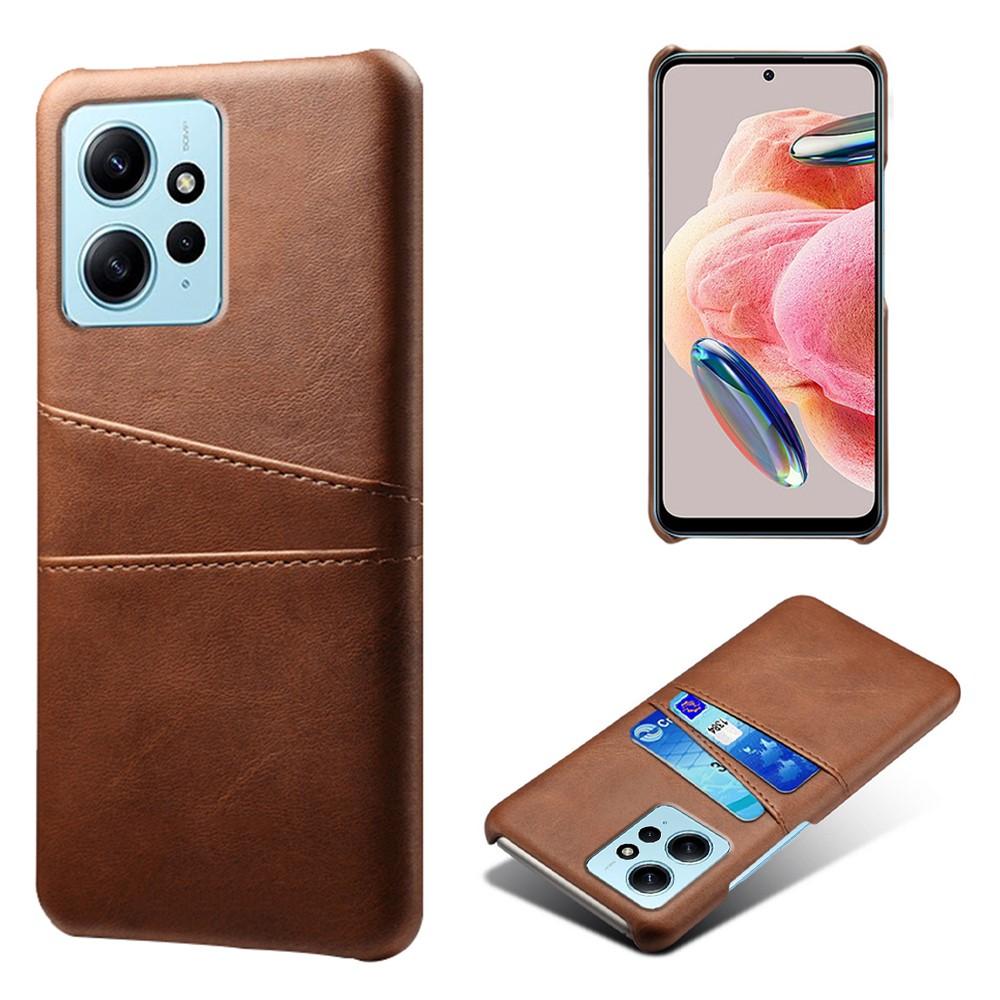 SKALO Xiaomi Redmi Note 12 PU-Läder Korthållare Skal