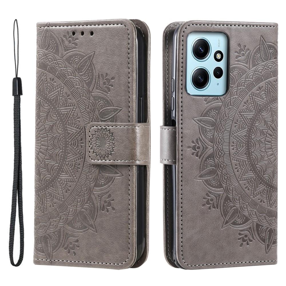 SKALO Xiaomi Redmi Note 12 Mandala Plånboksfodral