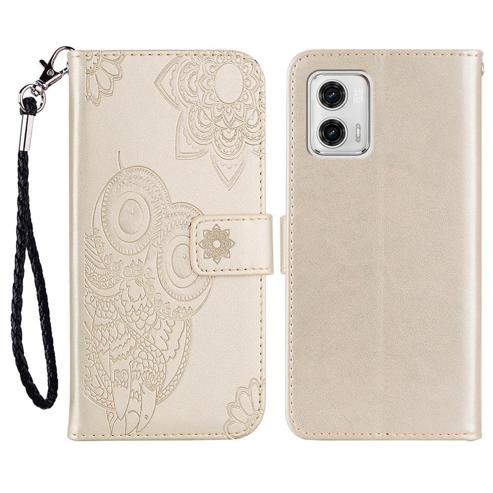 SKALO Motorola Moto G53 Mandala Owl Plånboksfodral