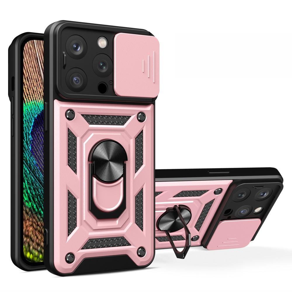 SKALO iPhone 15 Pro Armor Hybrid Metallring Kameraslider