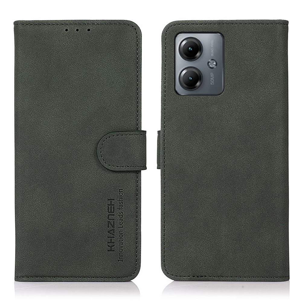 SKALO Motorola Moto G14 KHAZNEH Plånboksfodral i PU-Läder