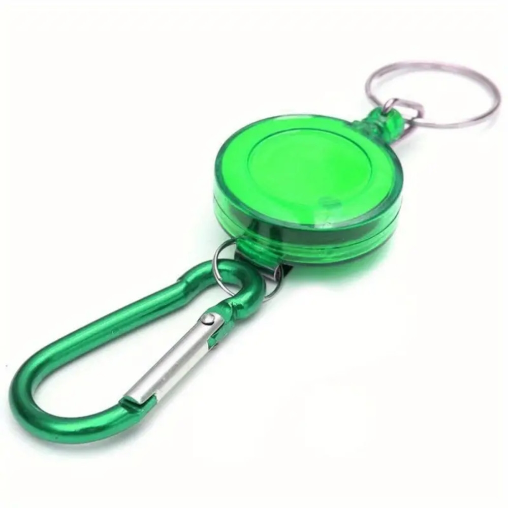 Grön Nyckelhållare Med Utdragbart Snöre