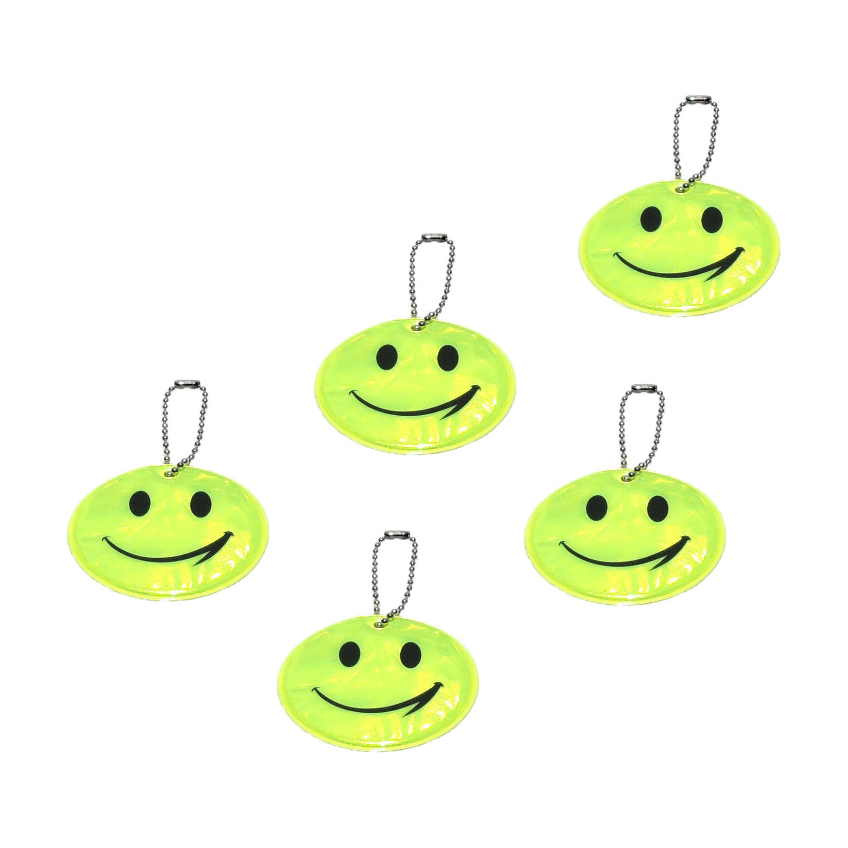 Reflex - Familie pakke - Smiley - 5stk - Gul