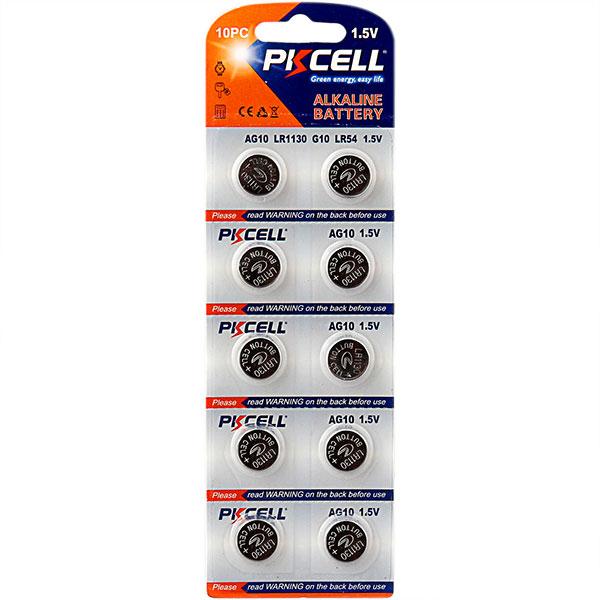 Batteri AG10 / LR1130 / LR54 / 189 / 20-pack PKcell (2x10-pack)