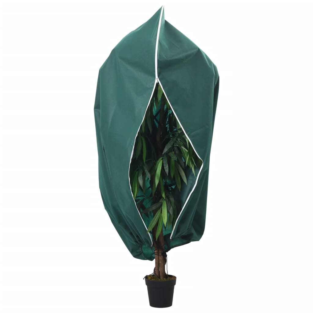 vidaXL Fiberduk med blixtlås 70 g/m² 3,93x3 m