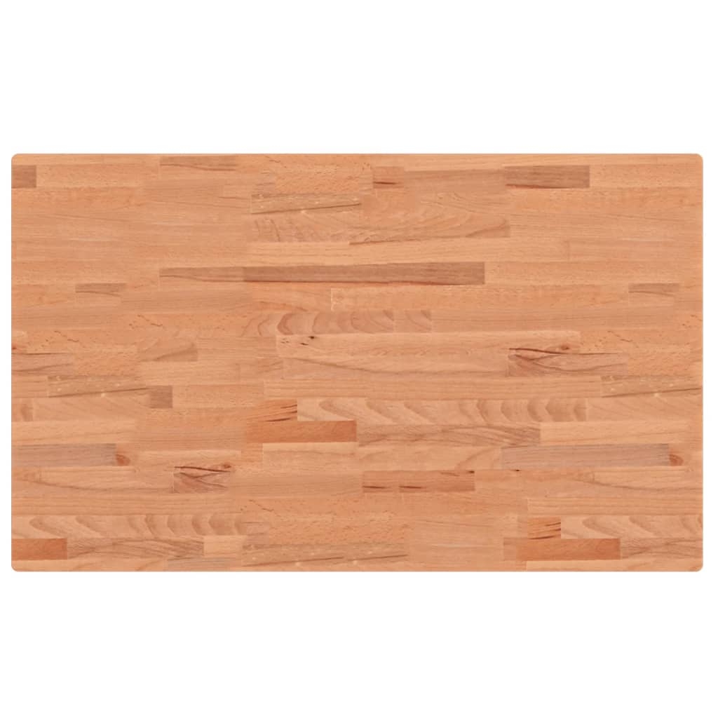 vidaXL Pöytälevy 100x60x2,5 cm suorakaide täysi pyökki
