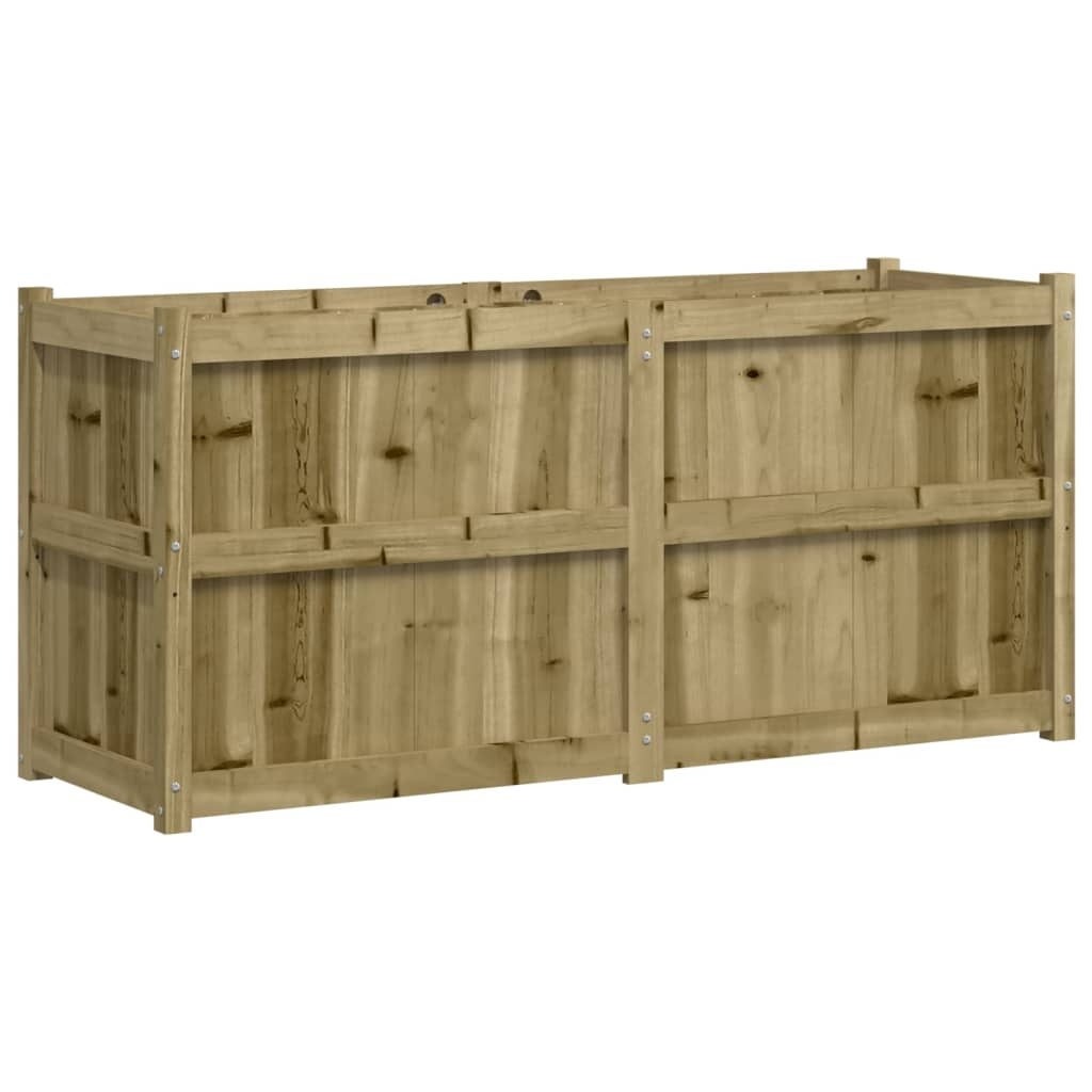 vidaXL Odlingslåda 150x50x70 cm impregnerat furu