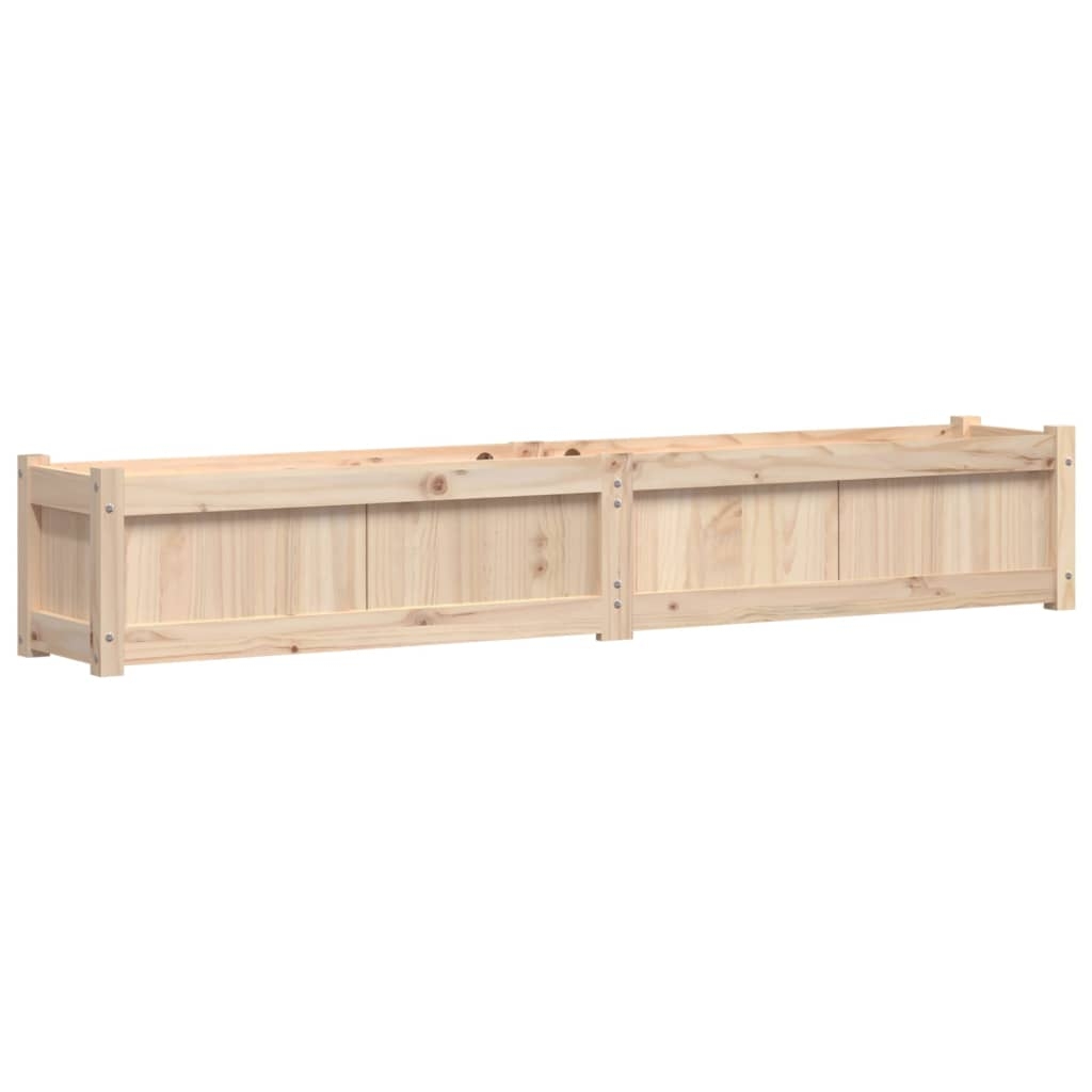 vidaXL Odlingslåda 180x31x31 cm massiv furu
