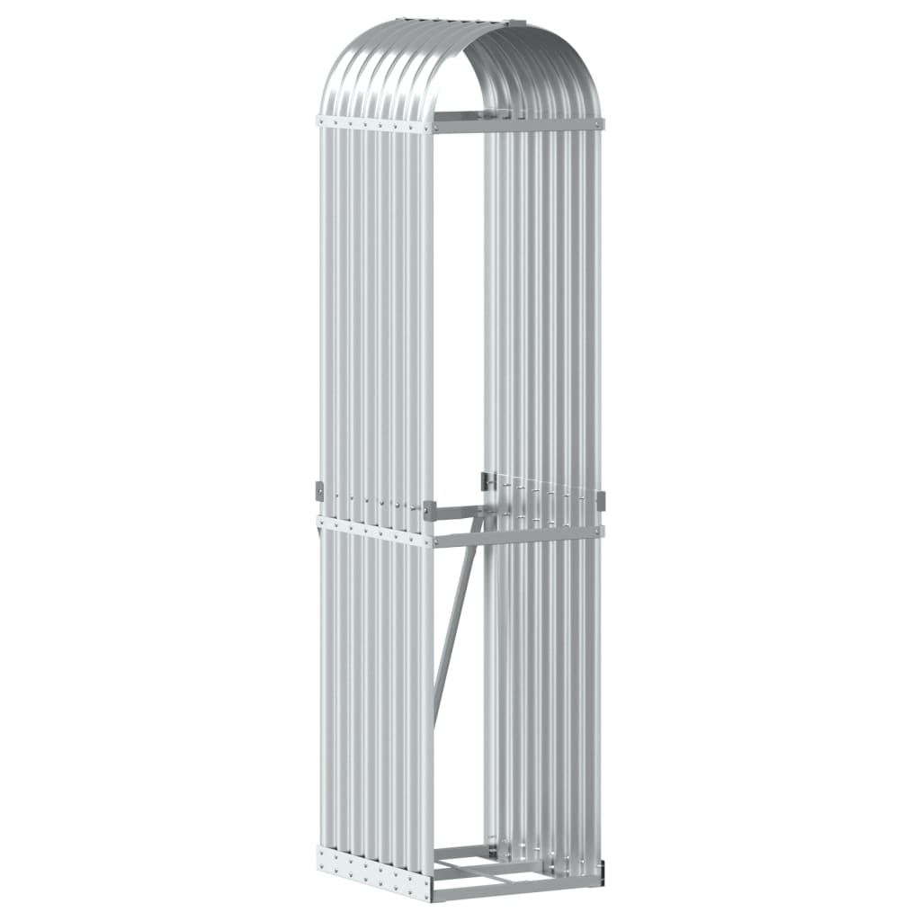 vidaXL Vedställ silver 40x45x170 cm galvaniserat stål