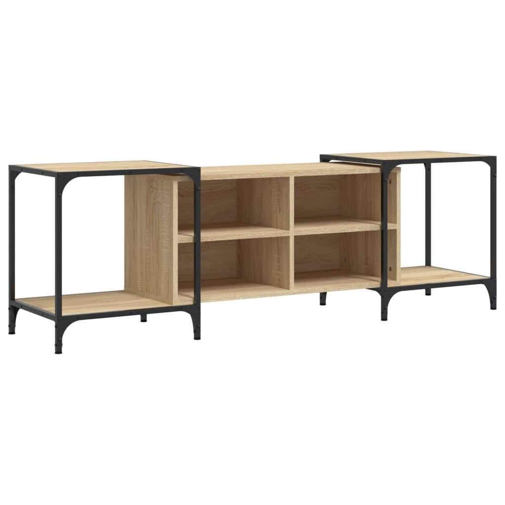 vidaXL Tv-bänk sonoma ek 153x37x50 cm konstruerat trä