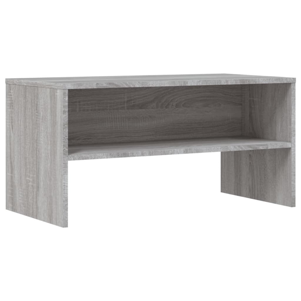 vidaXL Tv-bänk grå sonoma 80x40x40 cm konstruerat trä