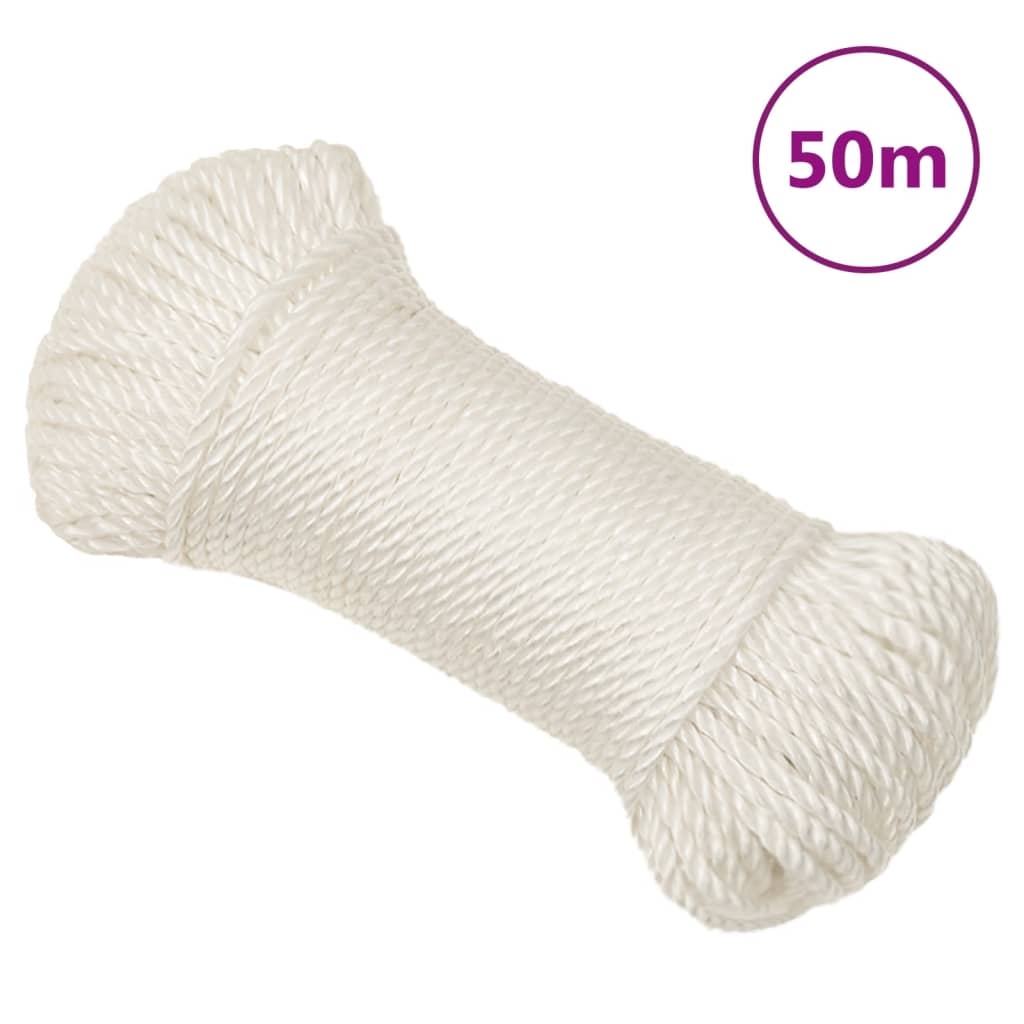 vidaXL Rep Vit 3 mm 50 m polypropylen