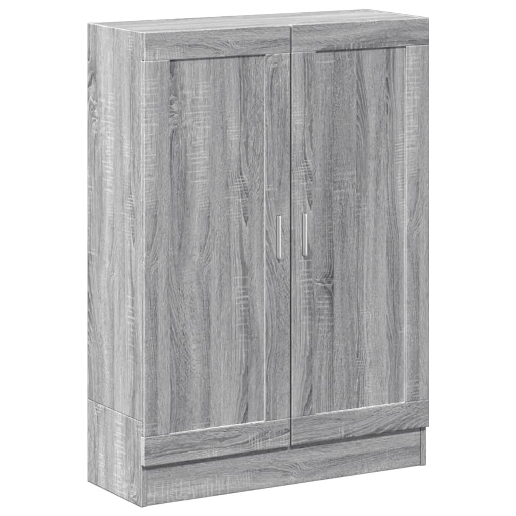 vidaXL Bokskåp grå sonoma 82,5x30,5x115 cm konstruerat trä