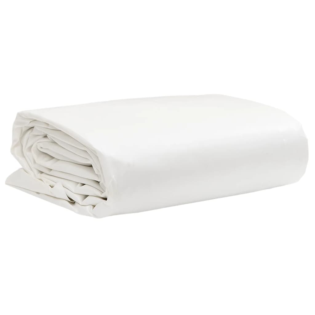 vidaXL Presenning vit 5x7 m 650 g/m²