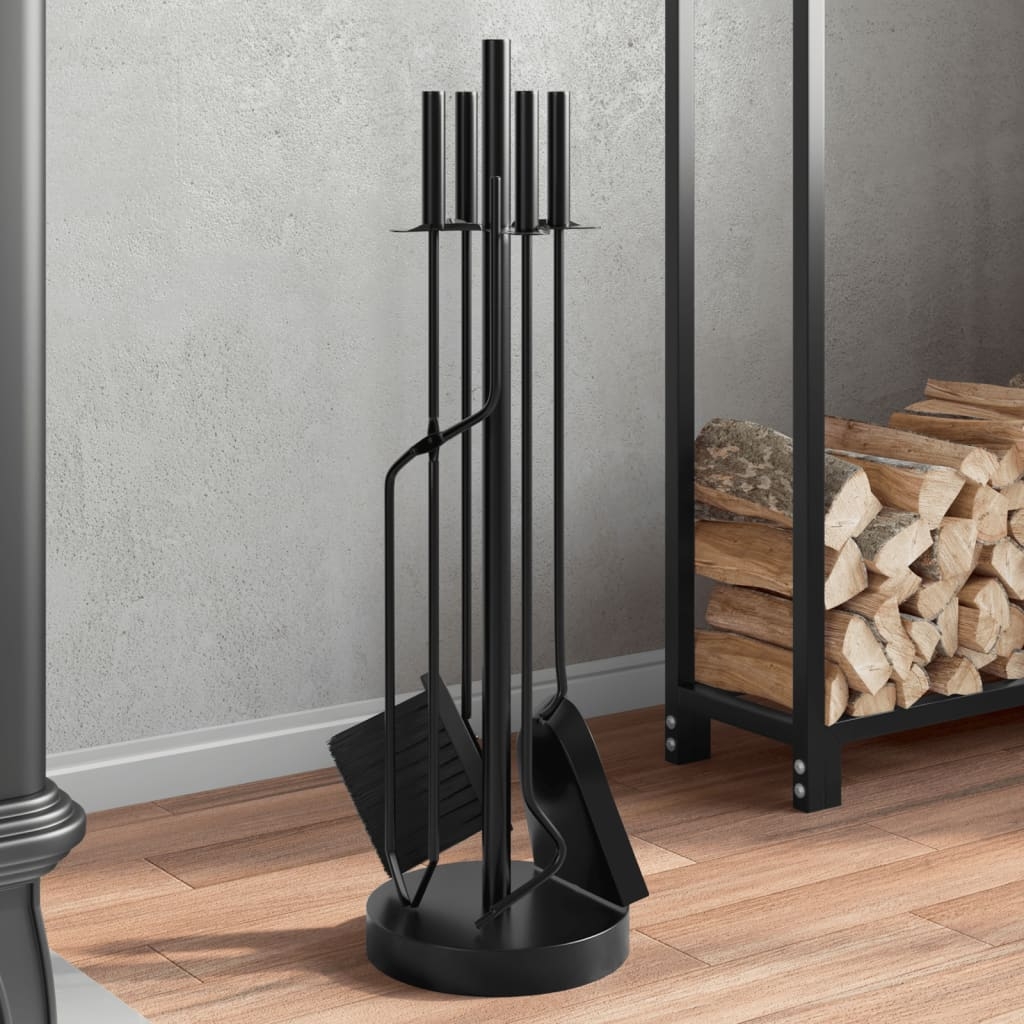 vidaXL Takkatyökalusarja 5-osainen 18x66 cm teräs