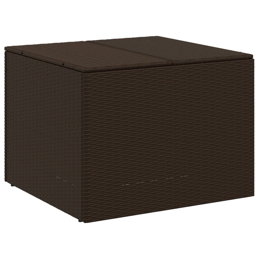 vidaXL Dynbox brun 291L konstrotting