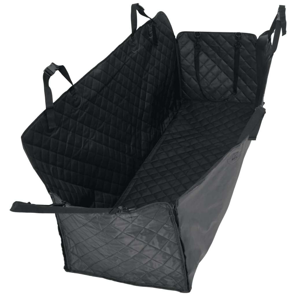 vidaXL Bilsätesskydd svart 137x46x50 cm