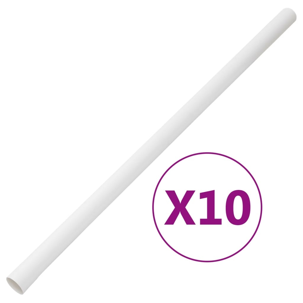 vidaXL Kabelkanal Ø30 mm 10 m PVC