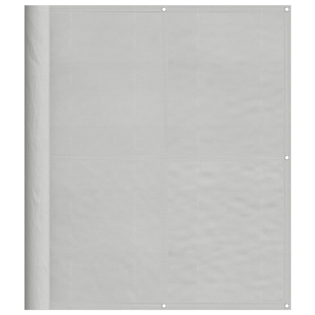 vidaXL Balkongskärm ljusgrå 120x300 cm 100% polyester oxford