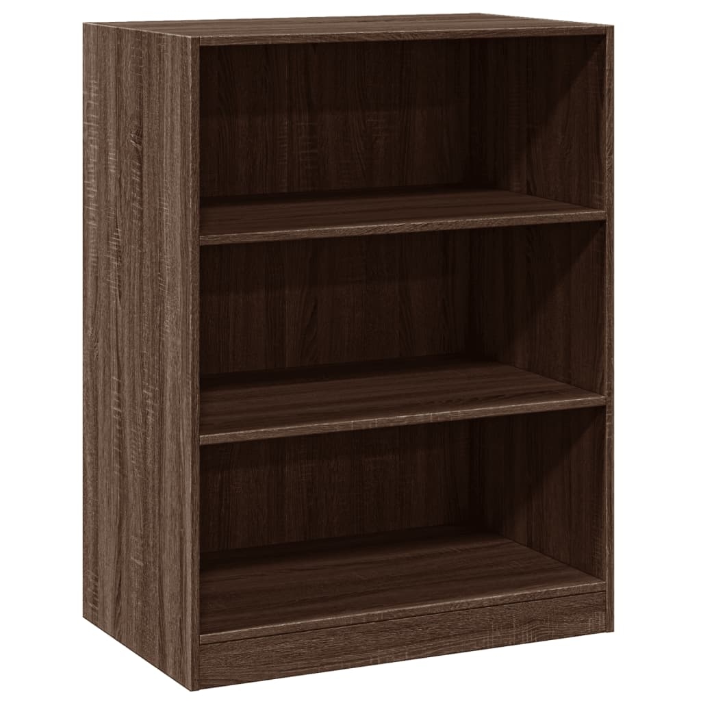 vidaXL Garderob brun ek 77x48x102 cm konstruerat trä