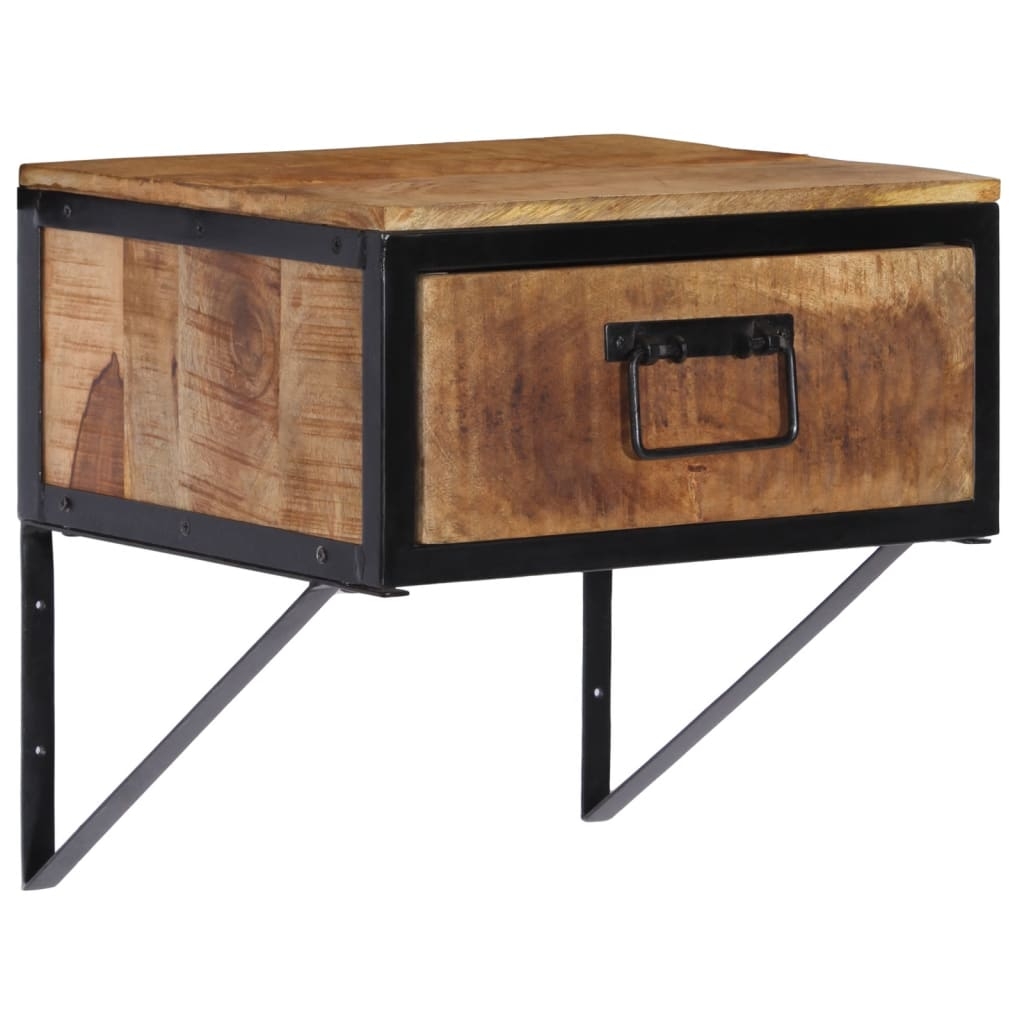 vidaXL Sängbord 40x35x40 cm massivt mangoträ