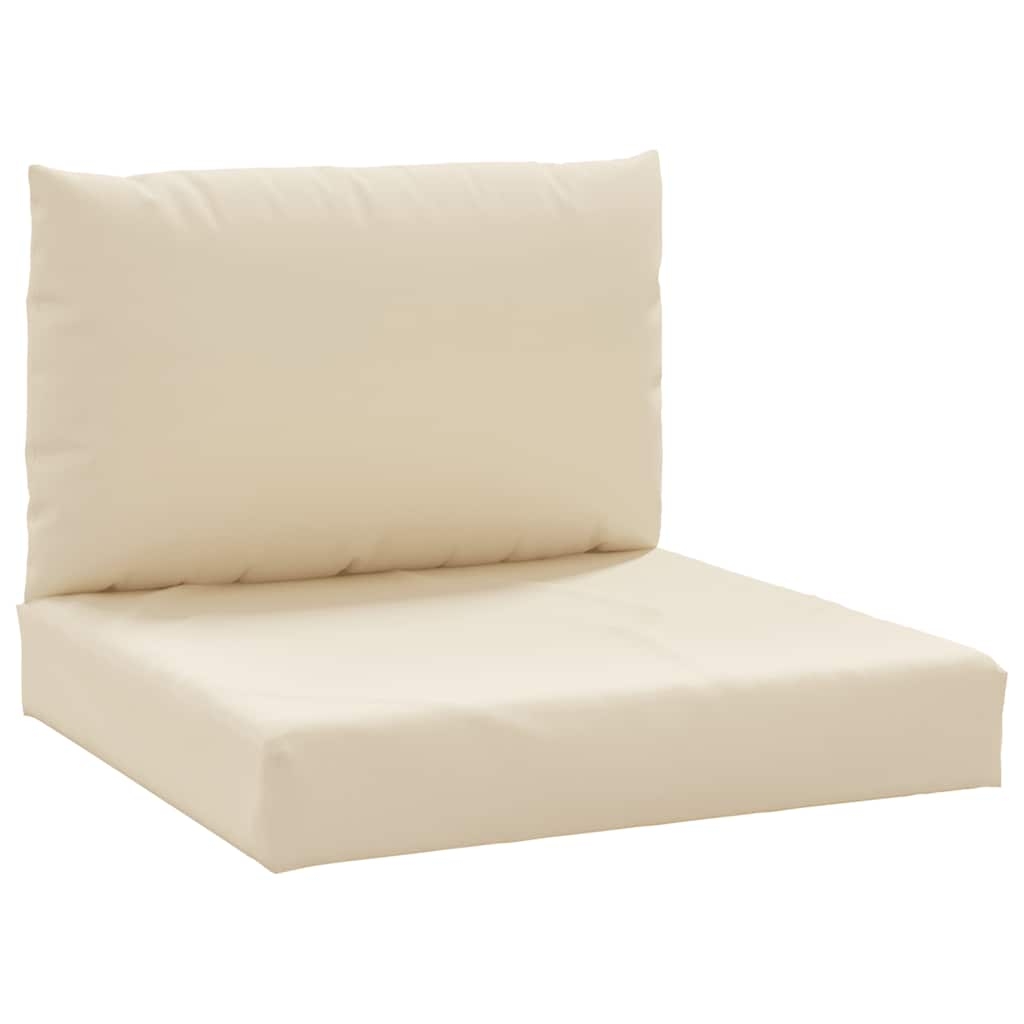 vidaXL Palldynor 2 st beige oxfordtyg
