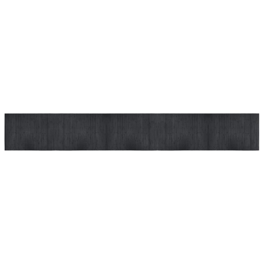 vidaXL Matta rektangulär grå 70x500 cm bambu