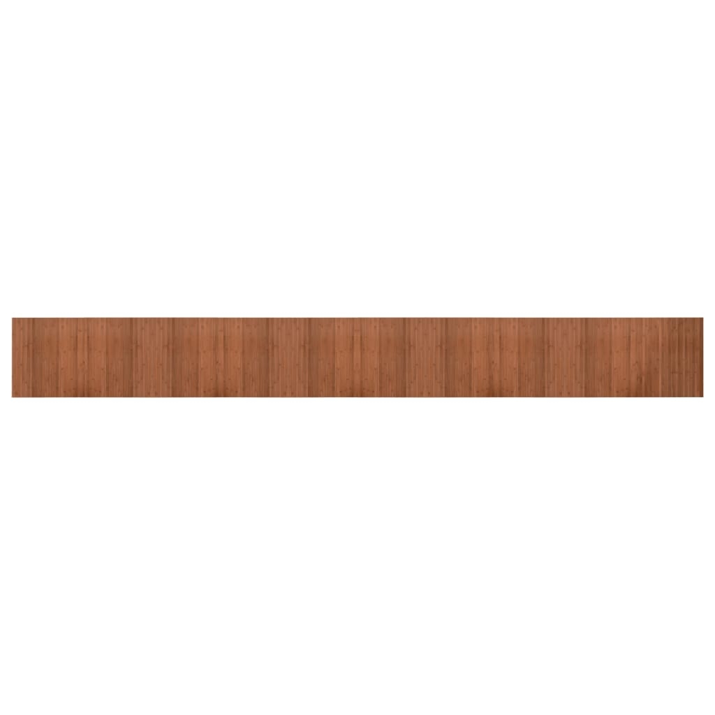 vidaXL Matta rektangulär brun 60x500 cm bambu