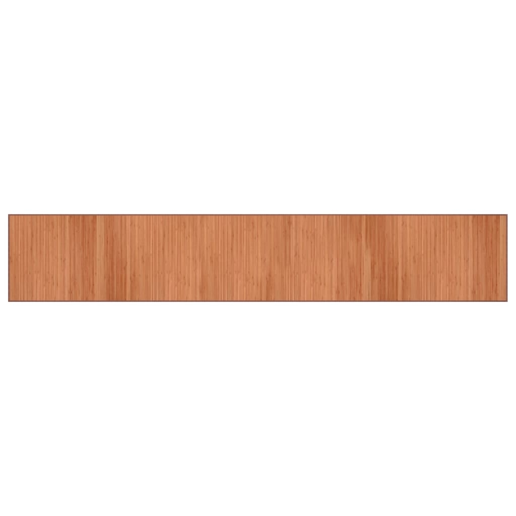 vidaXL Matta rektangulär brun 70x400 cm bambu