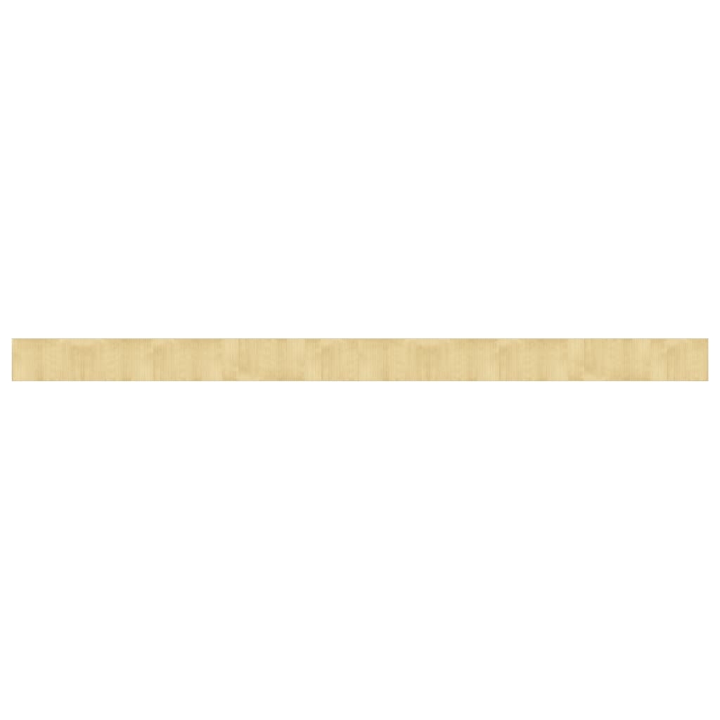 vidaXL Matta rektangulär ljus naturlig 60x1000 cm bambu