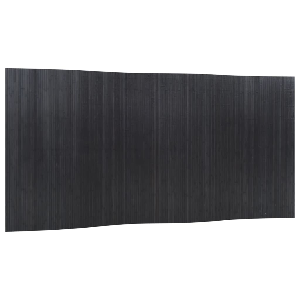 vidaXL Rumsavdelare grå bredd 400 cm höjd 165 cm bambu