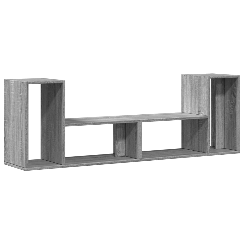 vidaXL TV-skåp 2 st grå sonoma 75x30x50 cm konstruerat trä